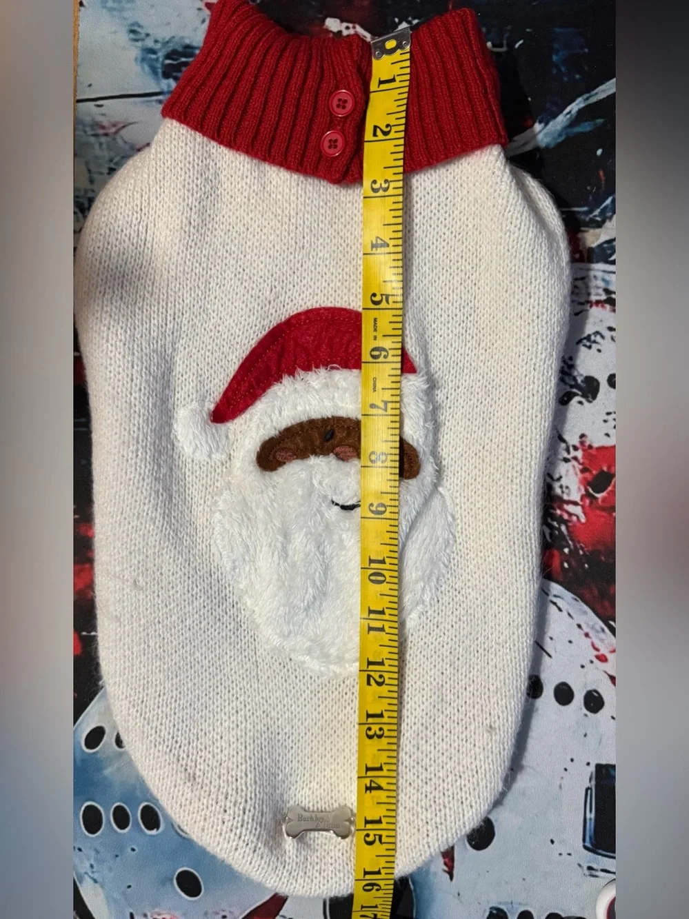 Santa Dog Sweater Size Lg
